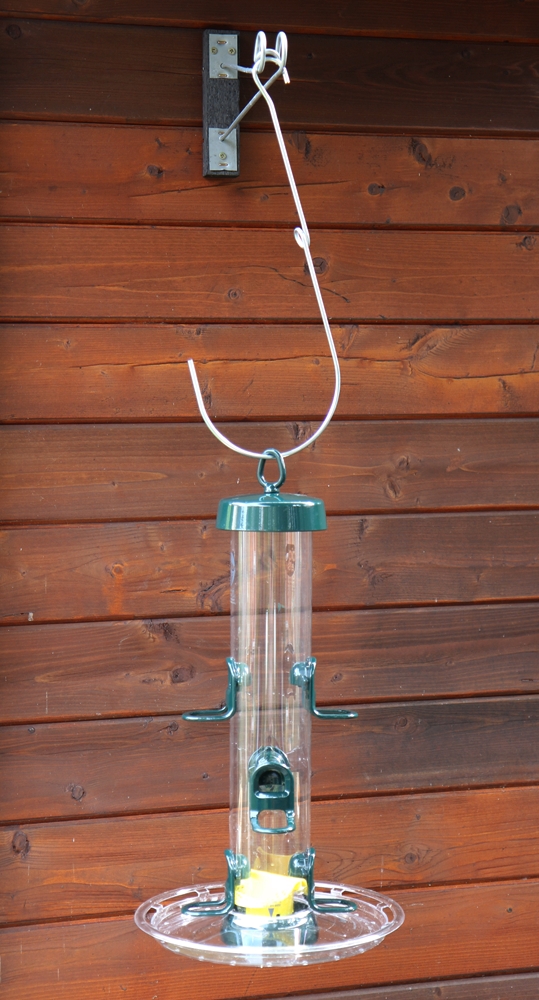 Futtersäule Big Easy mit T-Träger FO Aufhängung Futterteller Fülltrichter Vogelfutterspender