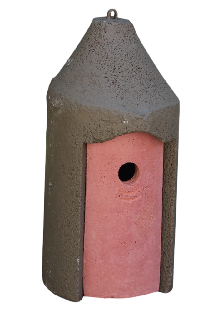 Naturschutzprodukt Nisthöhle Typ 2M in grün Nisthilfe freihängend FG Vogelhöhle Flugloch 32 mm