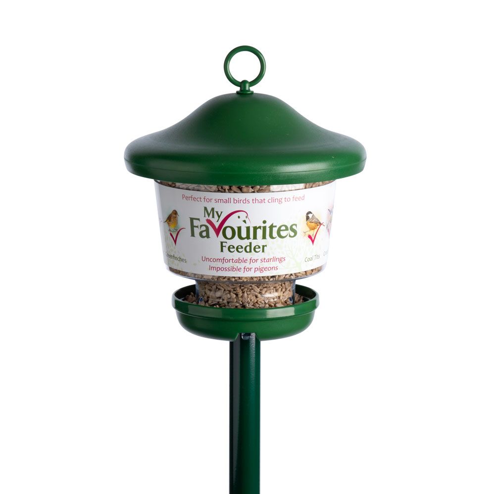 Naturschutzprodukt Satz 2 Stück Futterlampe groß Inhalt 1,3 Liter in grün