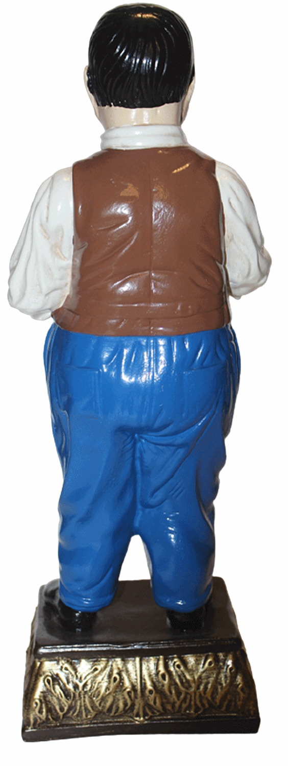 Dekorationsfiguren Komiker Dick und Doof H 47-9 cm stehend Deko Figuren aus Kunstharz