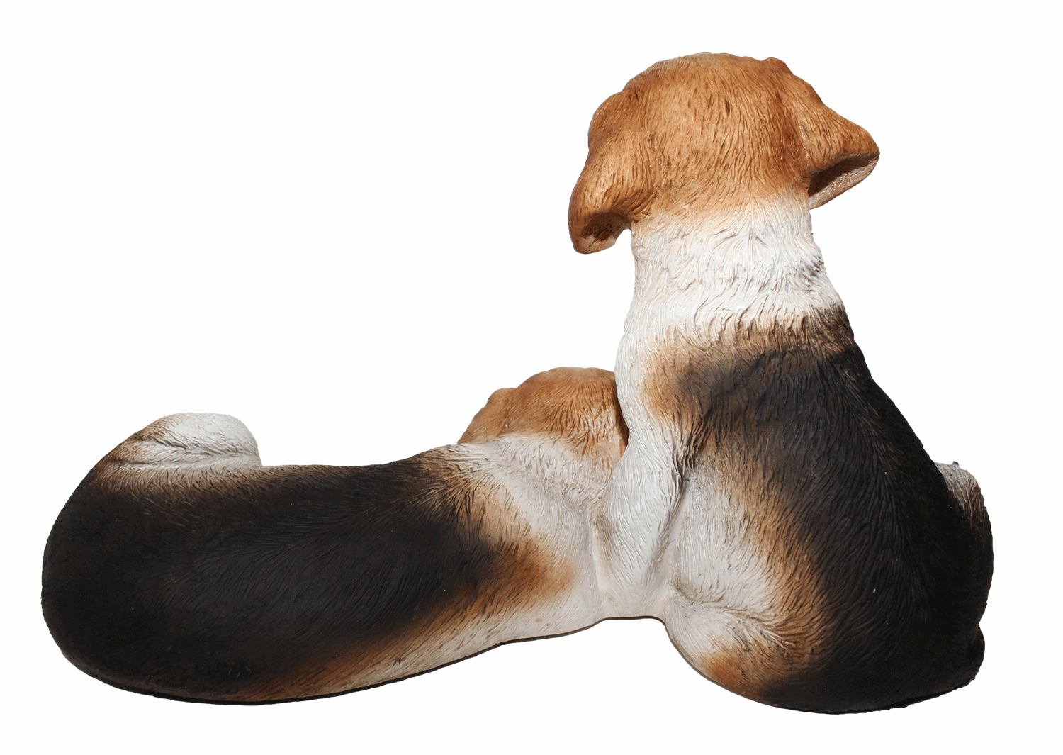 Deko Figur Hund britische Beagle Welpen Hundefigur Hundewelpen Kollektion Castagna aus Resin H 20 cm