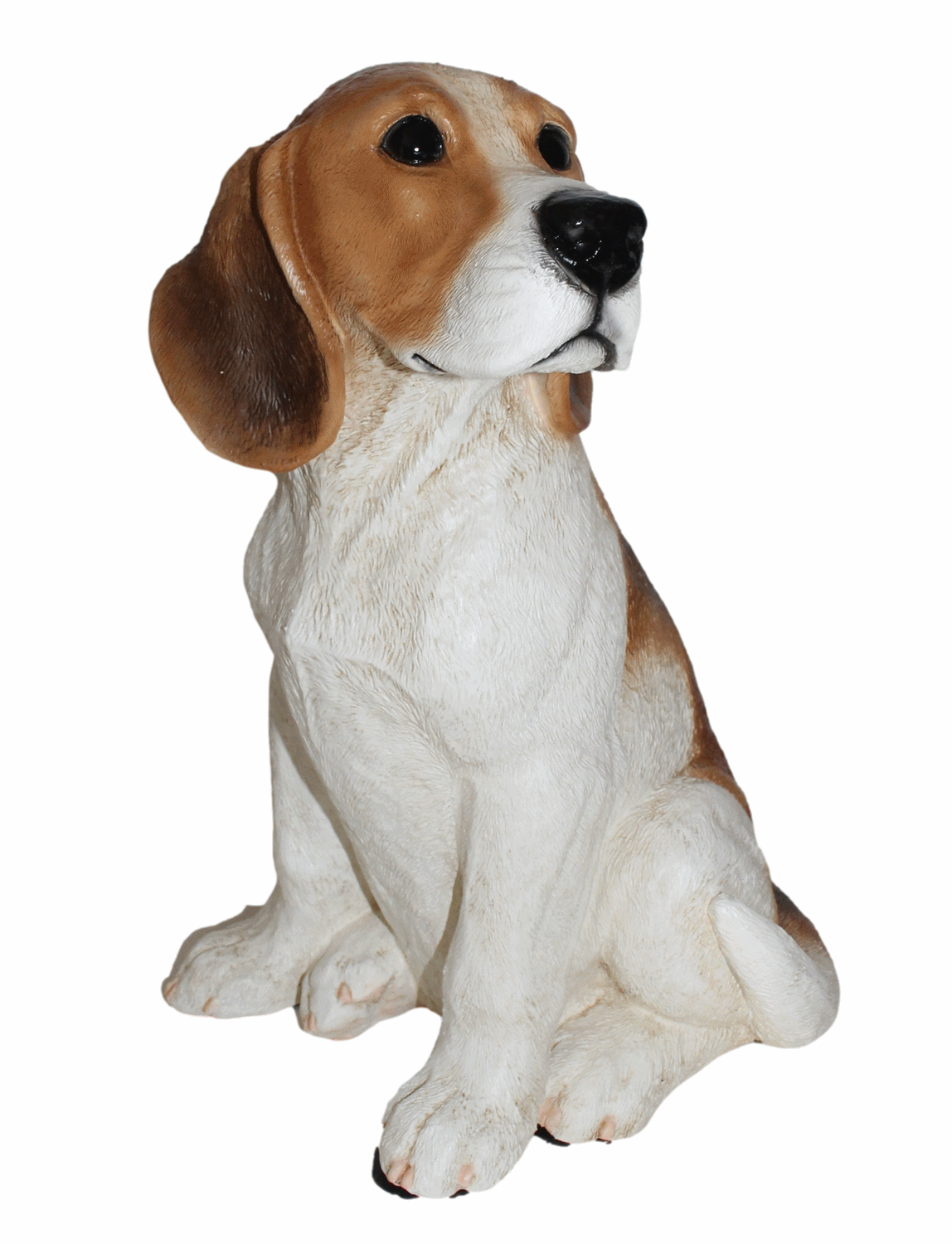 Deko Figur Hunde britische Beagle Welpen und Mutter Kollektion Castagna aus Resin H 20-31 cm