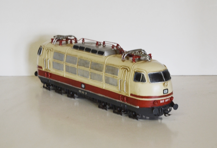 Blechmodell Nostalgie DB-Baureihe 103 Elektrolokomotive Länge 40 cm Oldtimer Modelllokomotive