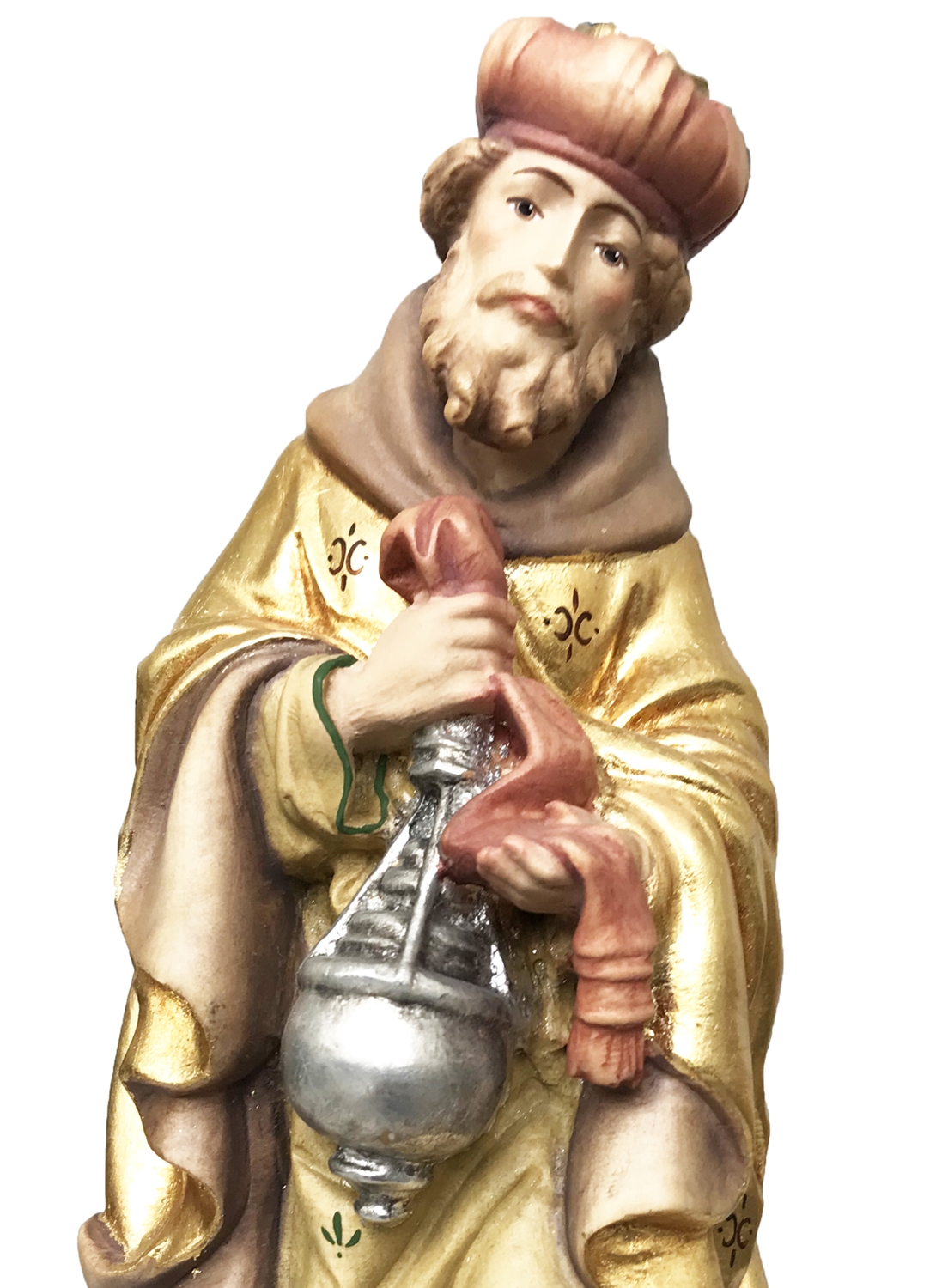 Krippenfigur Matteo Kollektion Heilige Drei Könige Melchior Holzfigur Holzstatue Statue Ahornholz