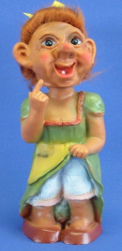 Souvenir Wackel Figur Annemirl klein H 16 cm Wackelfigur Original mit  Wackelkopf