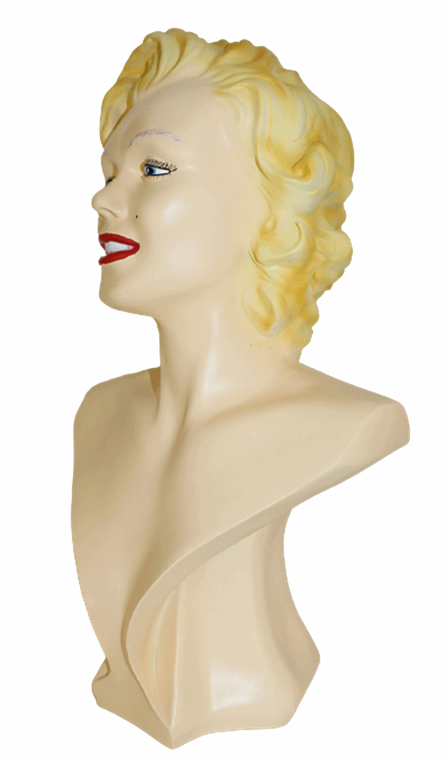 Dekofigur Schauspielerin Sängerin Fotomodell Büste Marilyn Monroe Deko Figur H 49cm