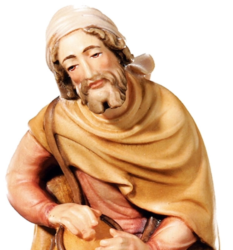 Krippenfigur Matteo Kollektion Hirte Holzfigur Holzstatue Statue aus Ahornholz