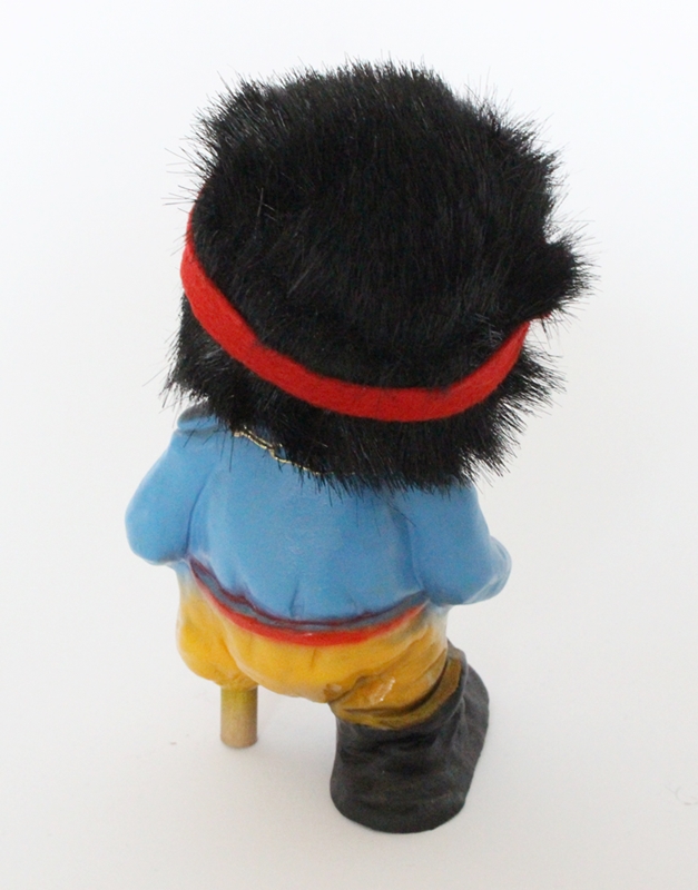 Souvenir Wackel Figur Pirat klein H 15 cm Wackelfigur Original mit Wackelkopf