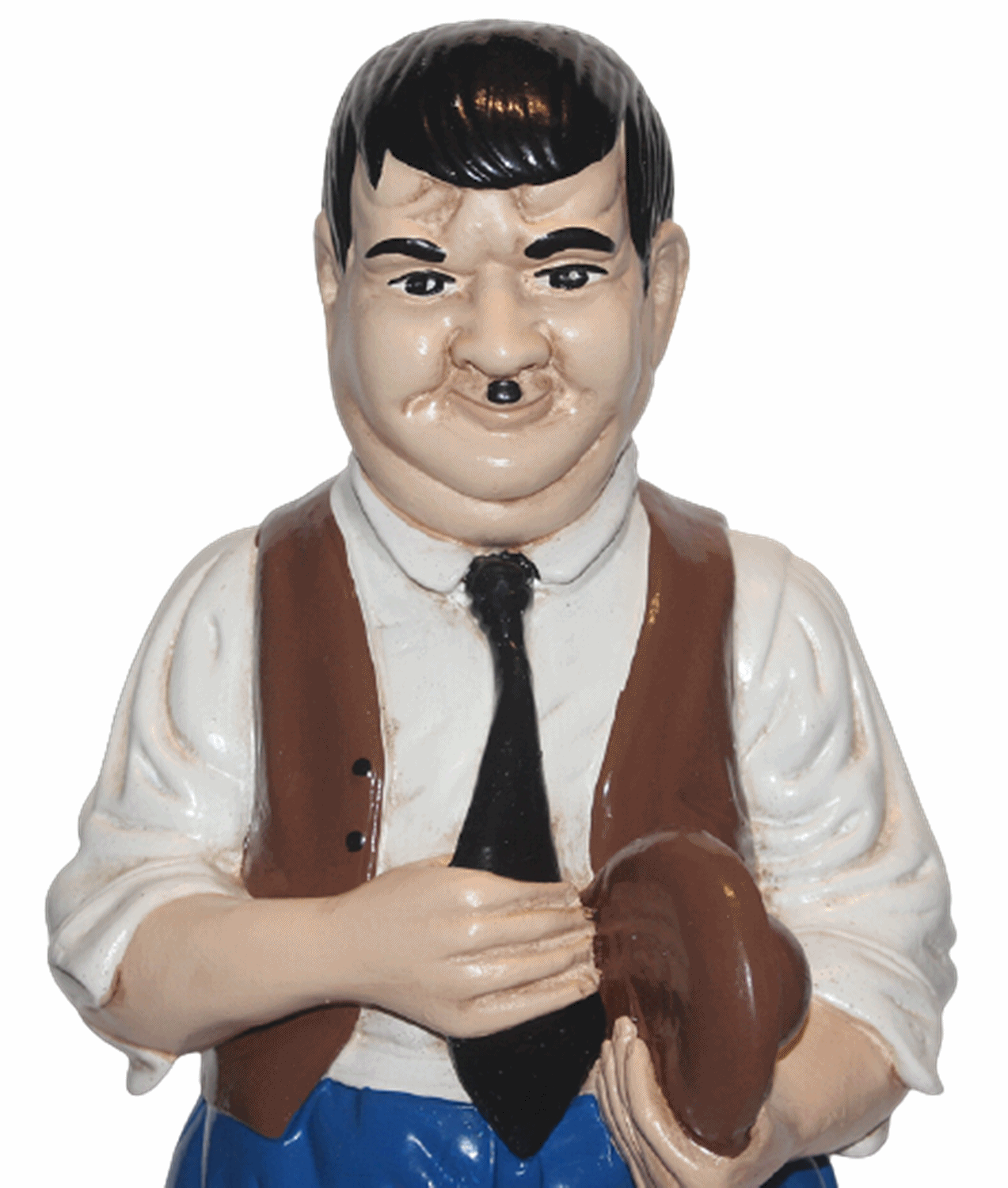 Dekorationsfigur Komiker Dick H 49 cm stehend Deko Figur aus Kunstharz