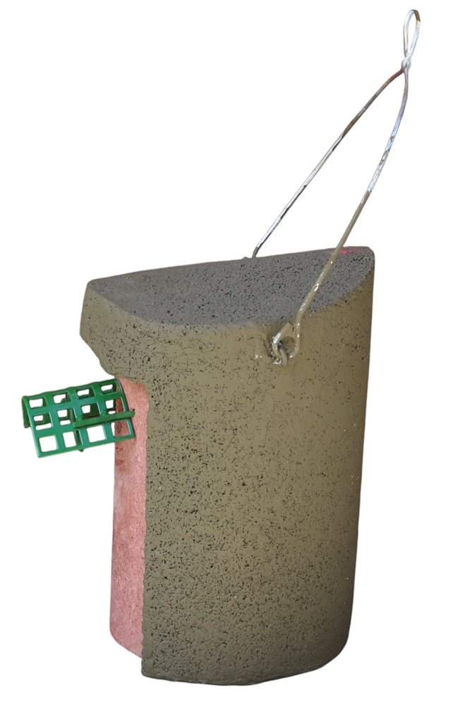 Naturschutzprodukt Nisthöhle Typ 1B Flugloch 26 mm in grün mit Räuberschutz