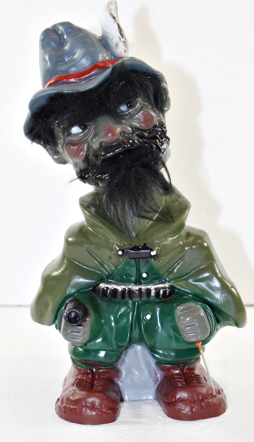 Souvenir Wackel Figur Räuber groß H 22 cm Wackelfigur Original mit Wackelkopf