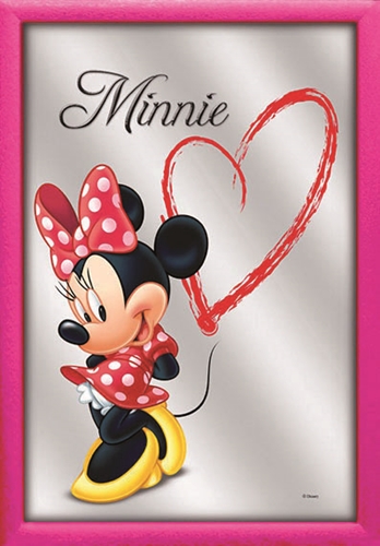 Set: 2 Spiegelbilder Mickey & Minnie Mouse 30x20 cm Kinderzimmer Deko Bild Wandbilder