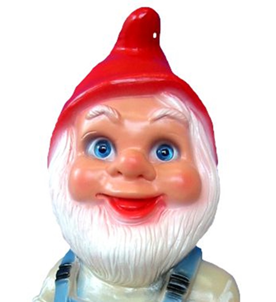 Gartenzwerg Malermeister Figur Zwerg stehend H 35 cm Deko Zwerg Maler Gartenfigur Kunststoff