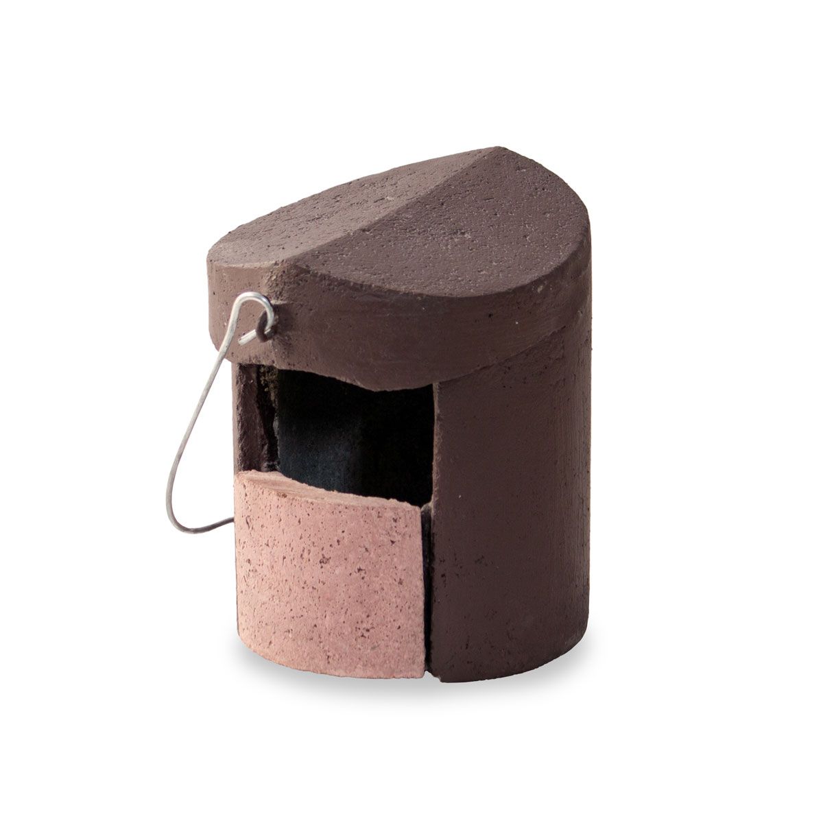 Naturschutzprodukt Halbhöhle Typ 2H ohne Katzen- und Marderschutz Nisthöhle aus Holzbeton