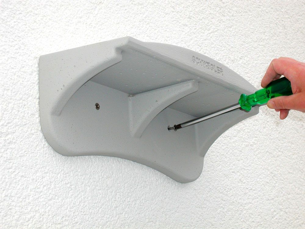 Naturschutzprodukt Mehlschwalben-Fassadennest Typ 11 mit 2 Nestern grau