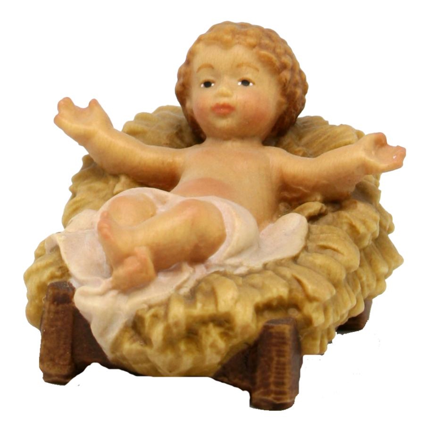 Krippe mit Krippenfiguren Matteo Kollektion 12 Teilig Heiligenfigur Holzfigur Holzstatue