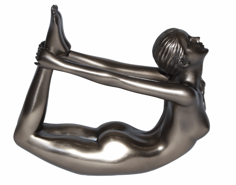 Deko Figur Body Talk Kollektion Yoga Dhanurasana Bogen Frau H 11,5 cm Skulptur Figur