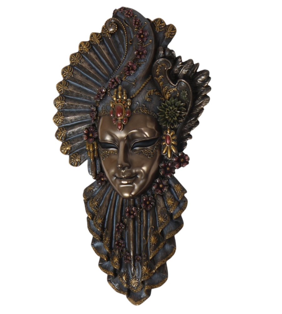 Venezianische Maske Il Gioiello Das Juwel H 32 cm Maske Wanddekoration Dekofigur