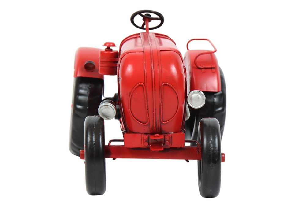 Blechtraktor Nostalgie Modellauto Oldtimer Marke Porsche Super L 319 Traktor Modell aus Blech L 28cm