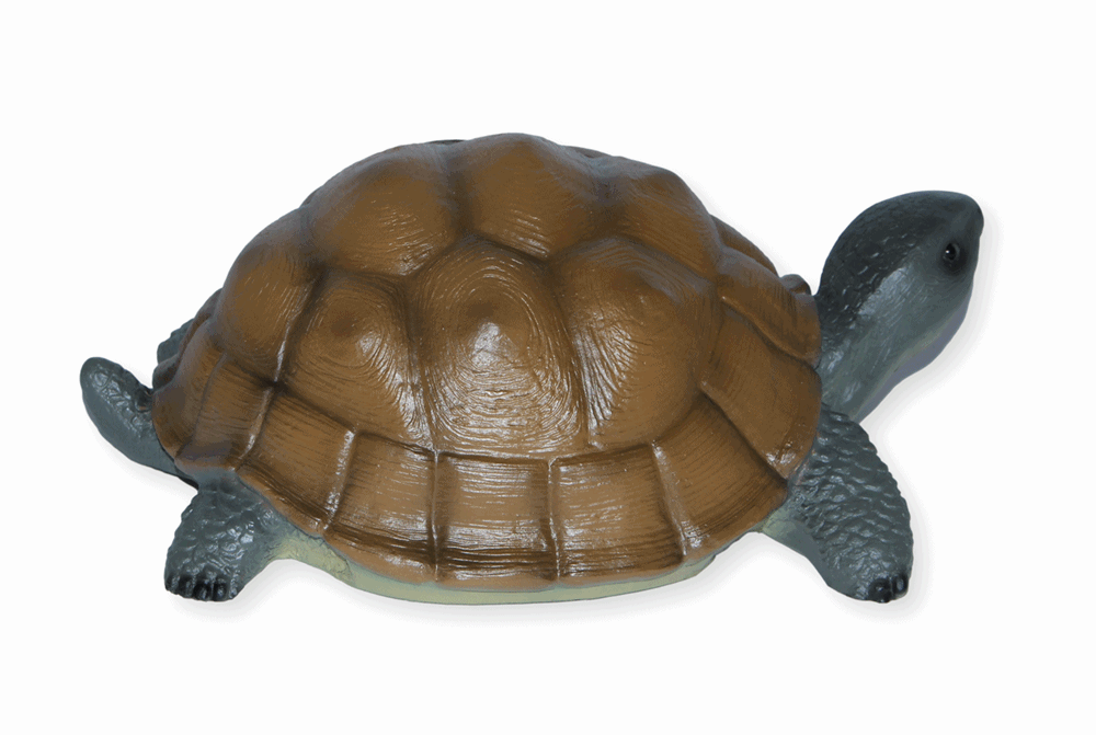 Deko Garten Figur Schildkröte aus Kunststoff H 10 cm Gartenfigur Tierfigur Teichfigur