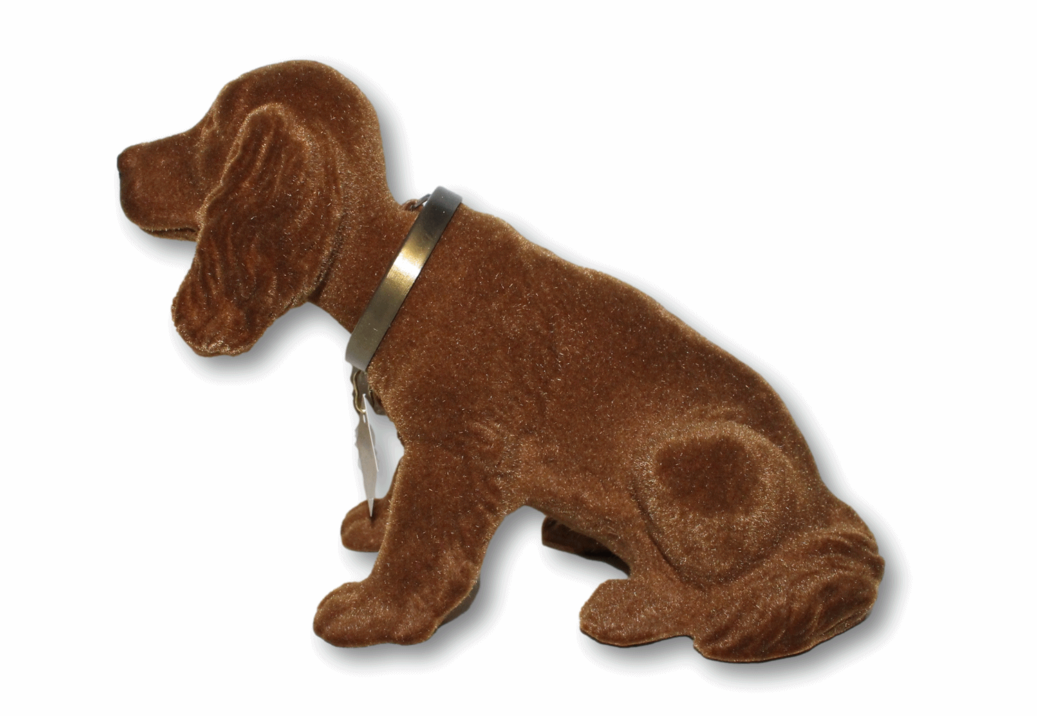 Wackel Figur Hund Cocker Spaniel Wackelfigur H 12,5 cm klein Dekofigur mit Wackelkopf