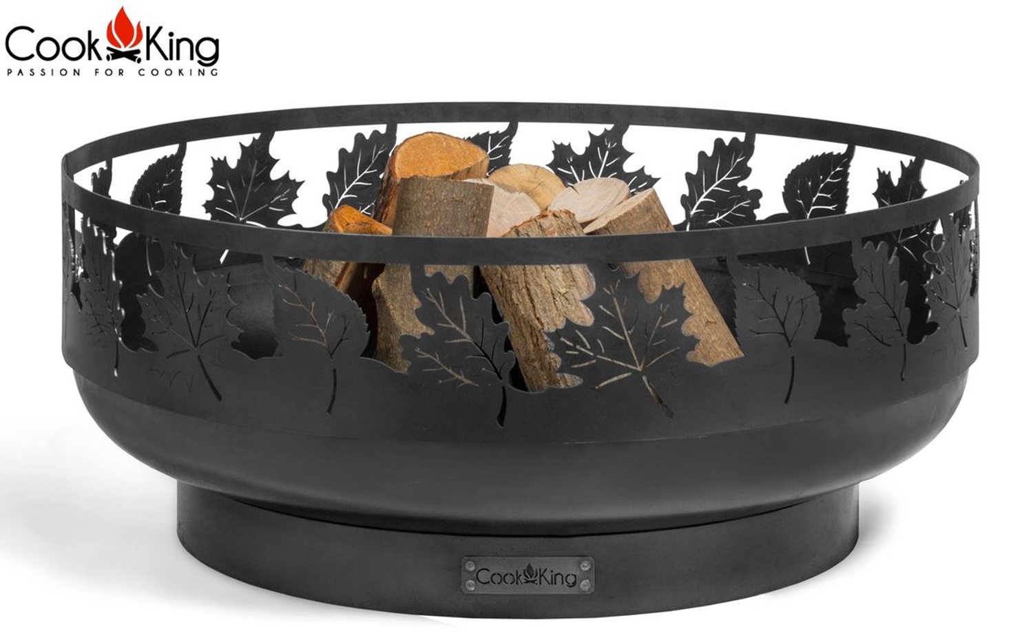 Feuerschale "Toronto" Ø 80 cm Feuerstelle für Garten aus Stahl Feuerkorb als Wärmequelle oder Grill