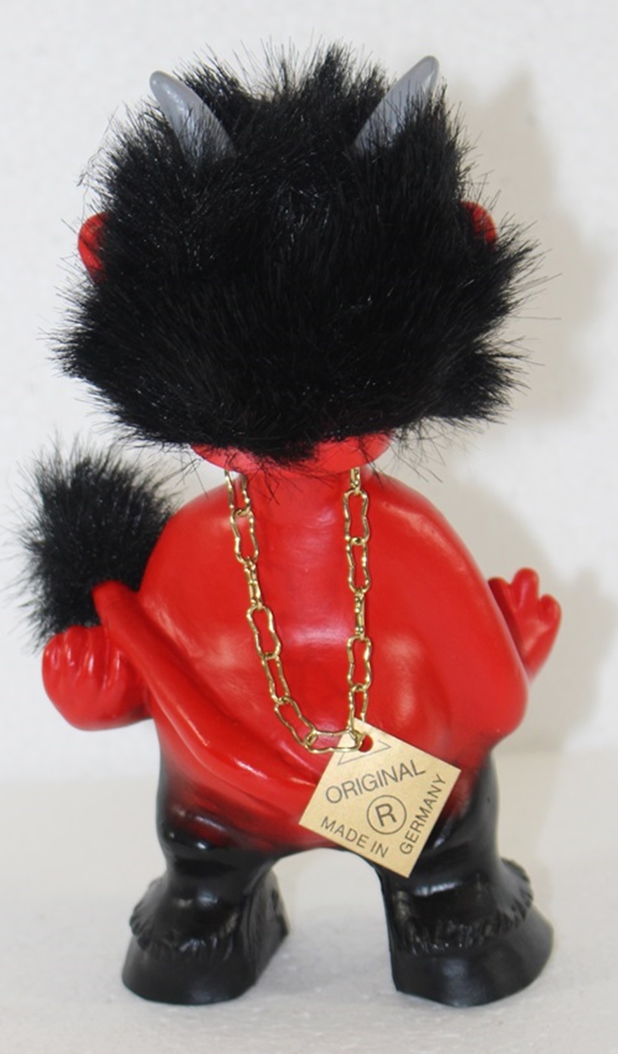 Souvenir Wackel Figur Teufel groß H 26 cm Wackelfigur Original mit Wackelkopf