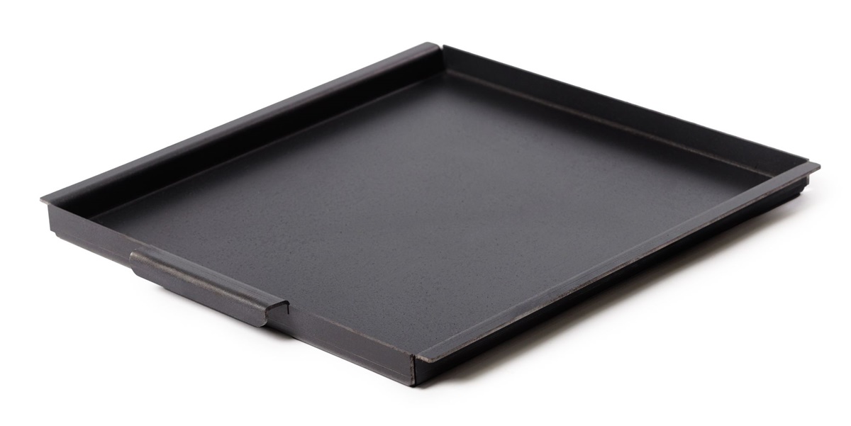 Zubehör Backplatte für Gartenkamine Vento B 43 x T 42 cm Grillplatte aus Naturstahl