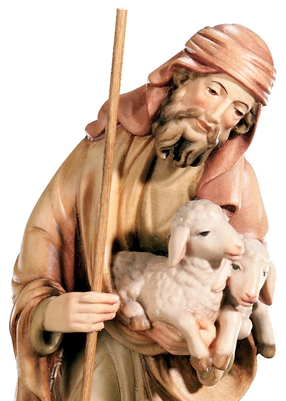 Krippenfigur Matteo Kollektion Hirte Holzfigur Holzstatue Statue aus Ahornholz