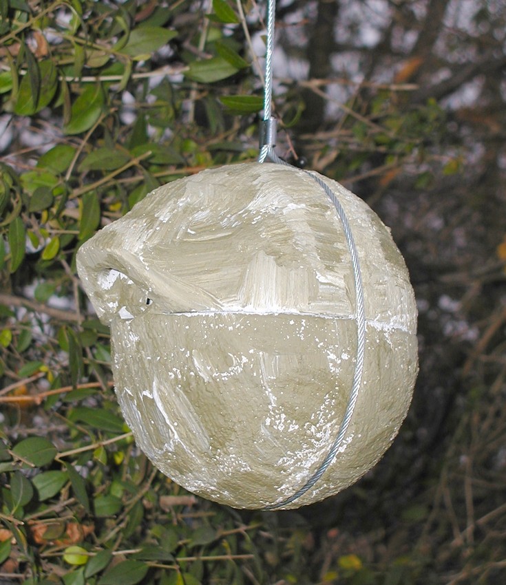 Naturschutzprodukt Nisthilfe Zaunkönigkugel 1ZA Efeu Satz 2 Stück Flugloch 30 x 27 mm"