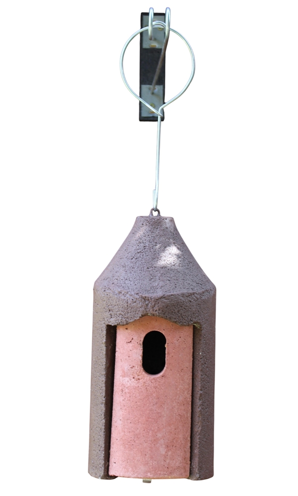 Naturschutzprodukt Nisthöhle  Satz 2 Stück Typ 2M Nistkasten freihängend FT Flugloch 29 x 55 mm