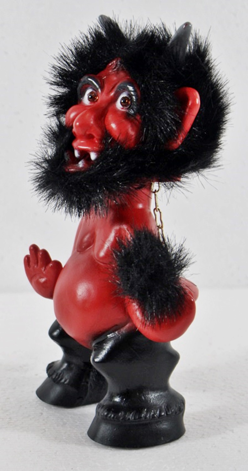Souvenir Wackel Figur Teufel groß H 26 cm Wackelfigur Original mit Wackelkopf