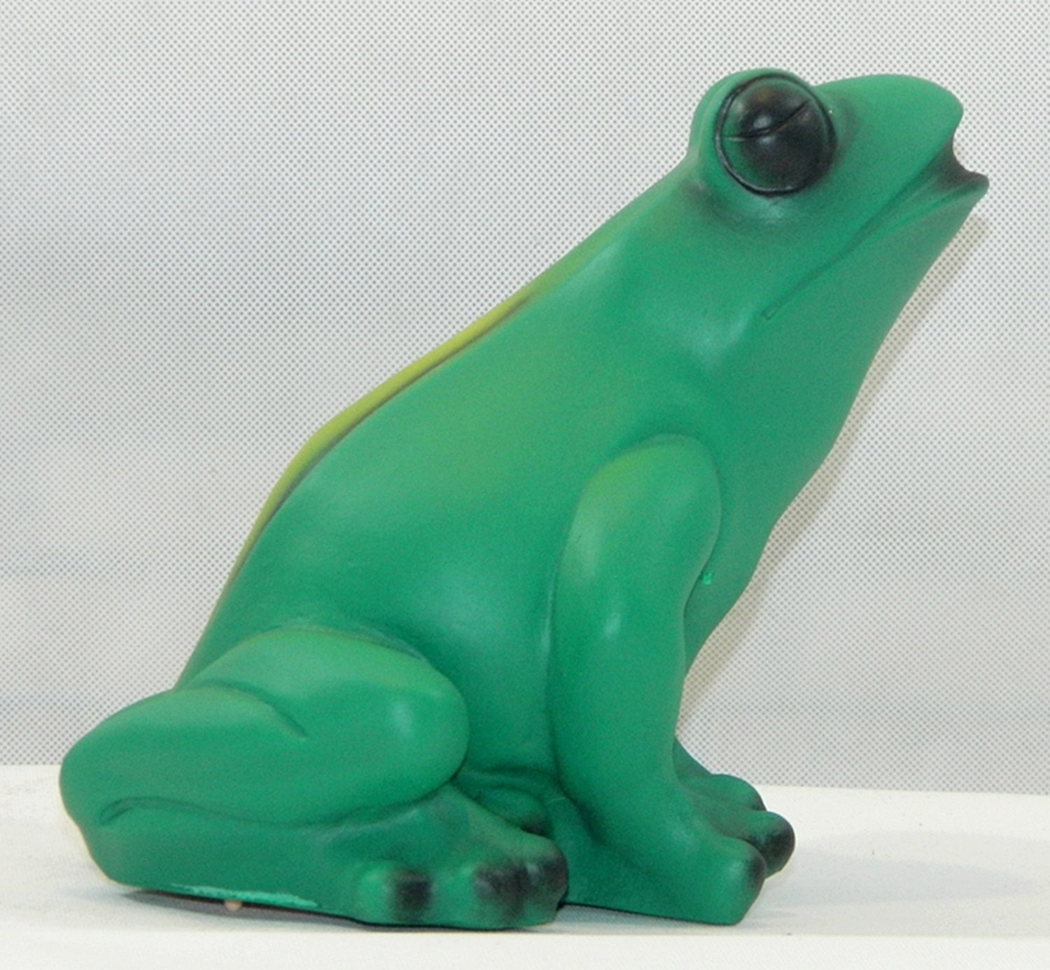 Deko Figur Frosch H 18 cm mit Bewegungsmelder Scherzbewegungsmelder Quak Quak