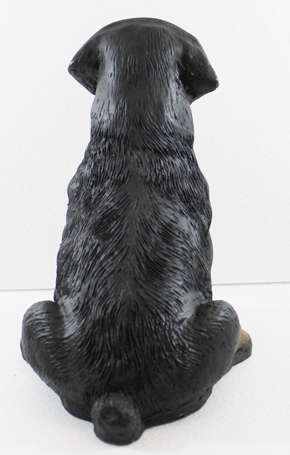 Dekorationsfigur Hund Rottweiler Welpe H 29 cm Dekofigur aus Kunstharz