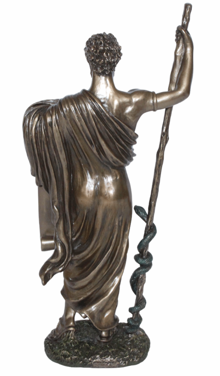 Deko Figur Hippokrates H 32 cm griechische Mythologie Parastone Skulptur Figur