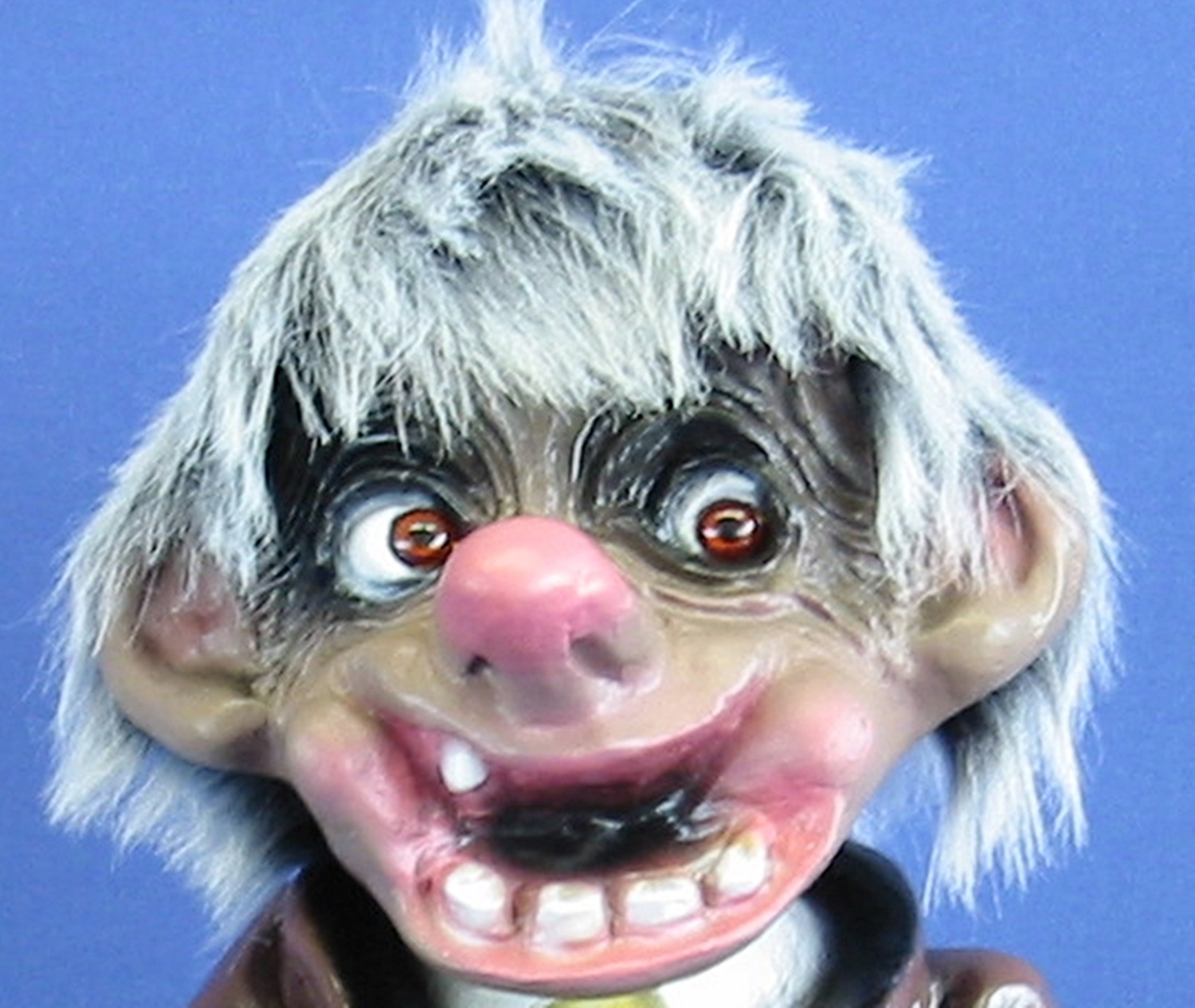 Souvenir Wackel Figur Klau Bruder groß H 26 cm Wackelfigur Dieb Original mit Wackelkopf