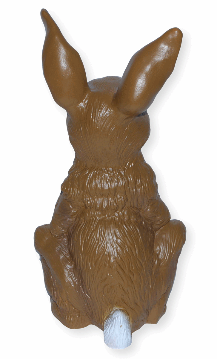 Deko Garten Figur Dekofigur Hase stehend H 30 cm Gartenfigur Tierfigur aus Kunststoff