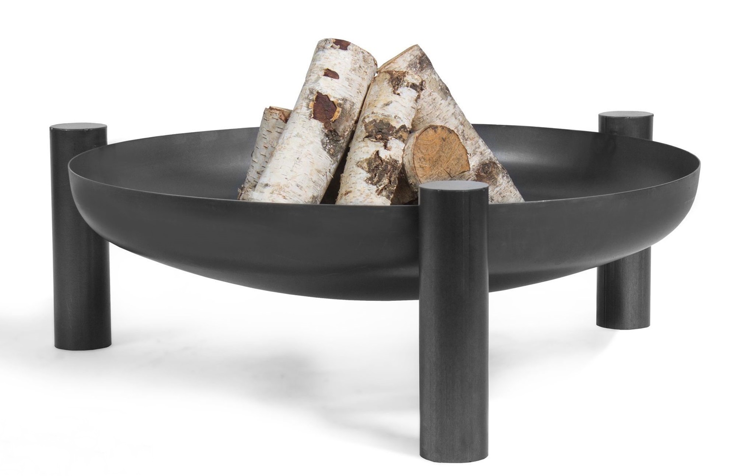 Feuerschale "Palma" Ø 60 cm Feuerstelle für den Garten aus Stahl Feuerkorb als Wärmequelle oder Gril