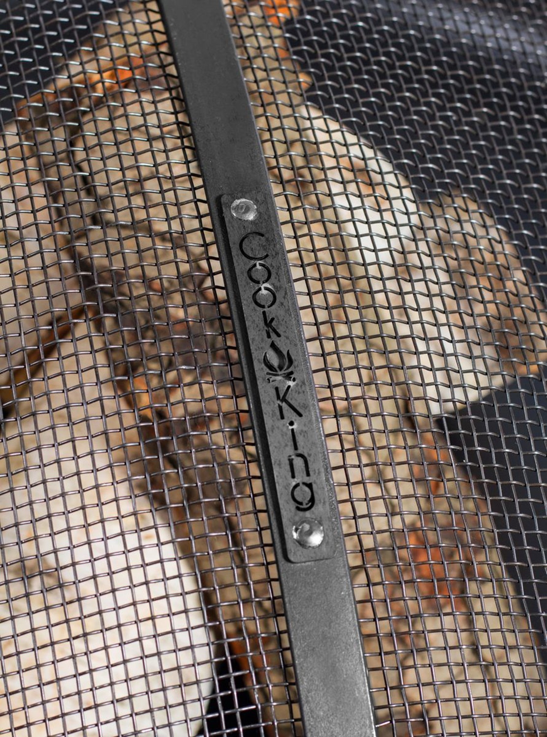 Funkenfang für Feuerschalen Ø 69 cm Feuerstellengitter für Feuerstellen Funkenschutz aus Stahl