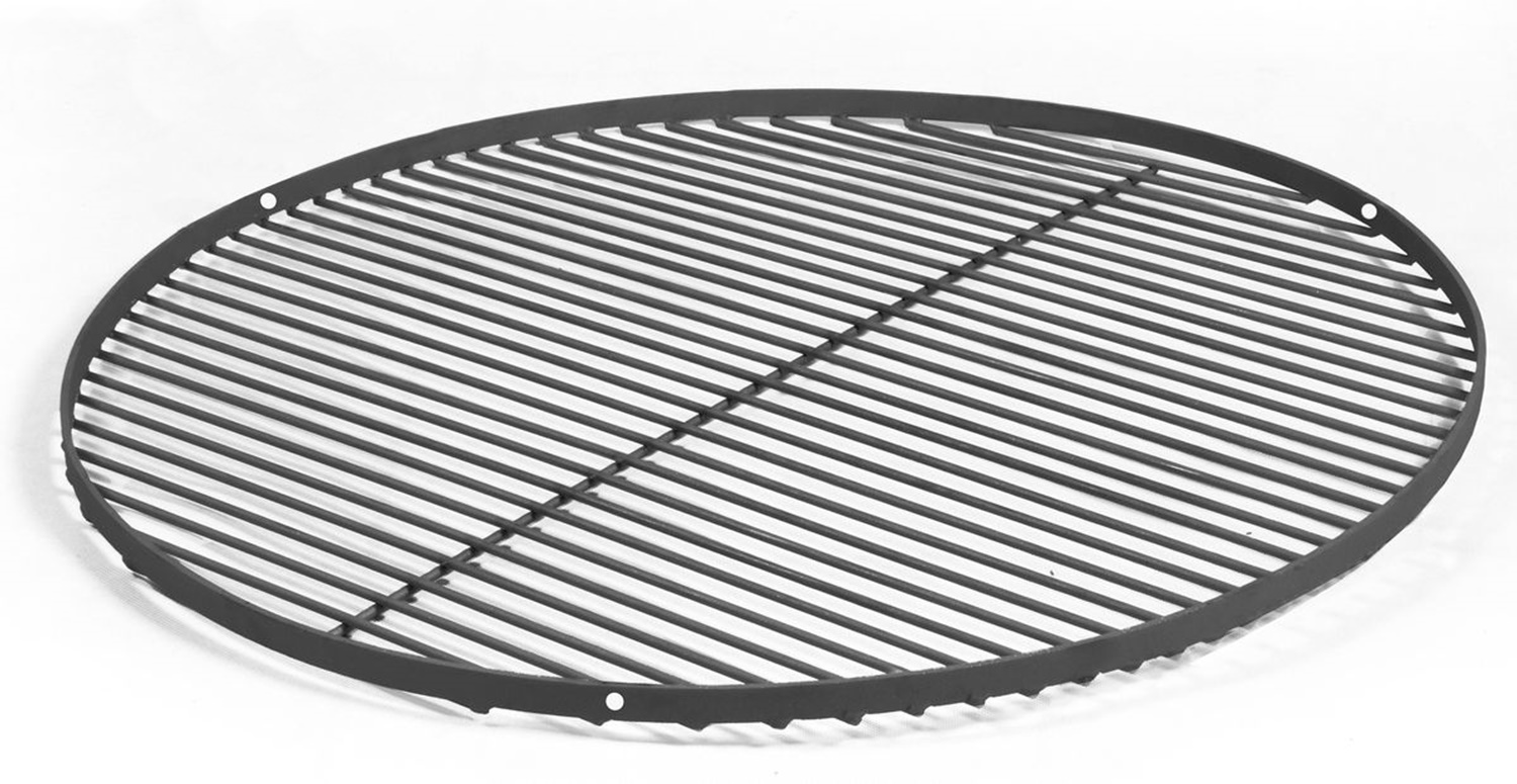 Grillrost aus Naturstahl Ø 100 cm rund Grillrost für Schwenkgrill geeignet Rundgrill