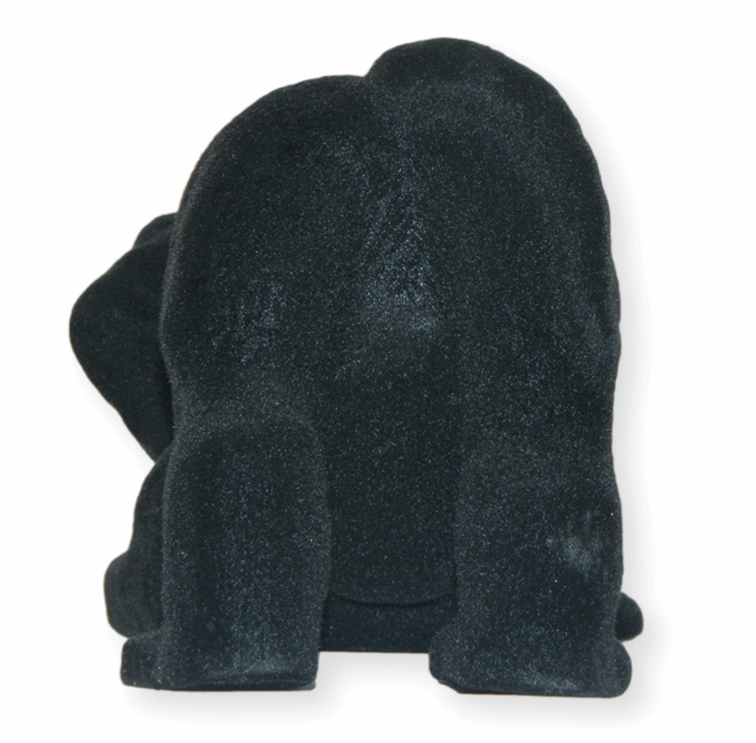 Wackel Figur Hund Labrador schwarz Wackelfigur H 13 cm groß Dekofigur mit Wackelkopf