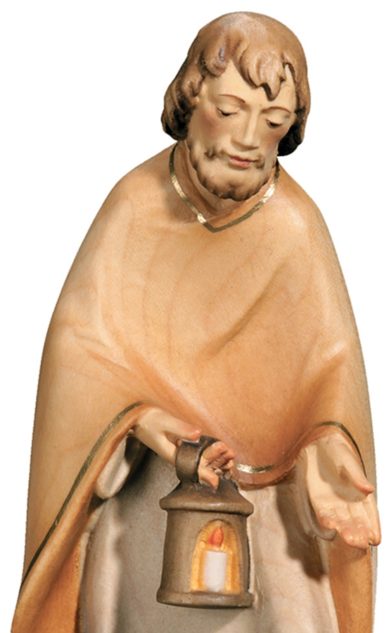 Krippenfigur Leonardo Kollektion Heiliger Josef Heiligenfigur Holzfigur Statue aus Ahornholz