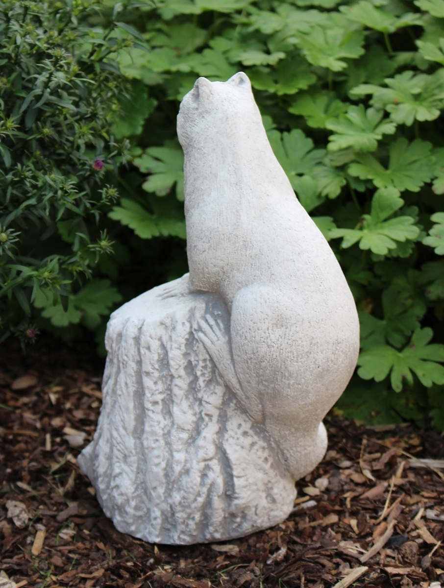 Beton Figur Eichhörnchen Tierfigur H 27 cm Dekofigur und Gartenfigur