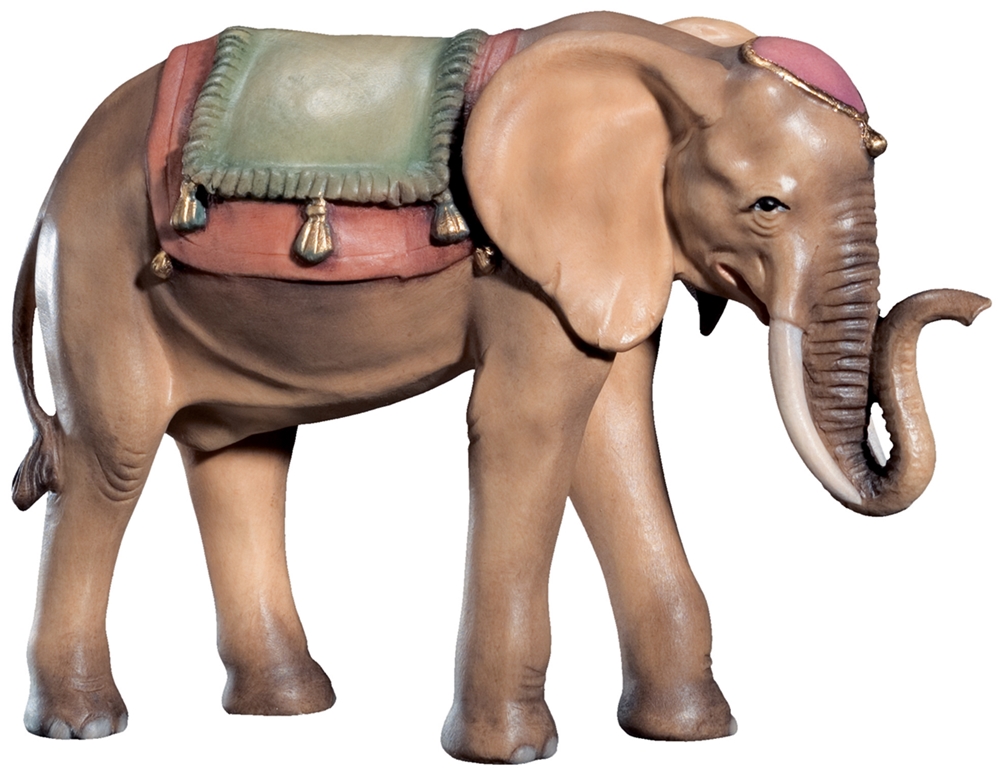 Krippenfigur Matteo, Raffaello, Leonardo Kollektion Elefant Holzfigur Holzstatue Statue Ahornholz