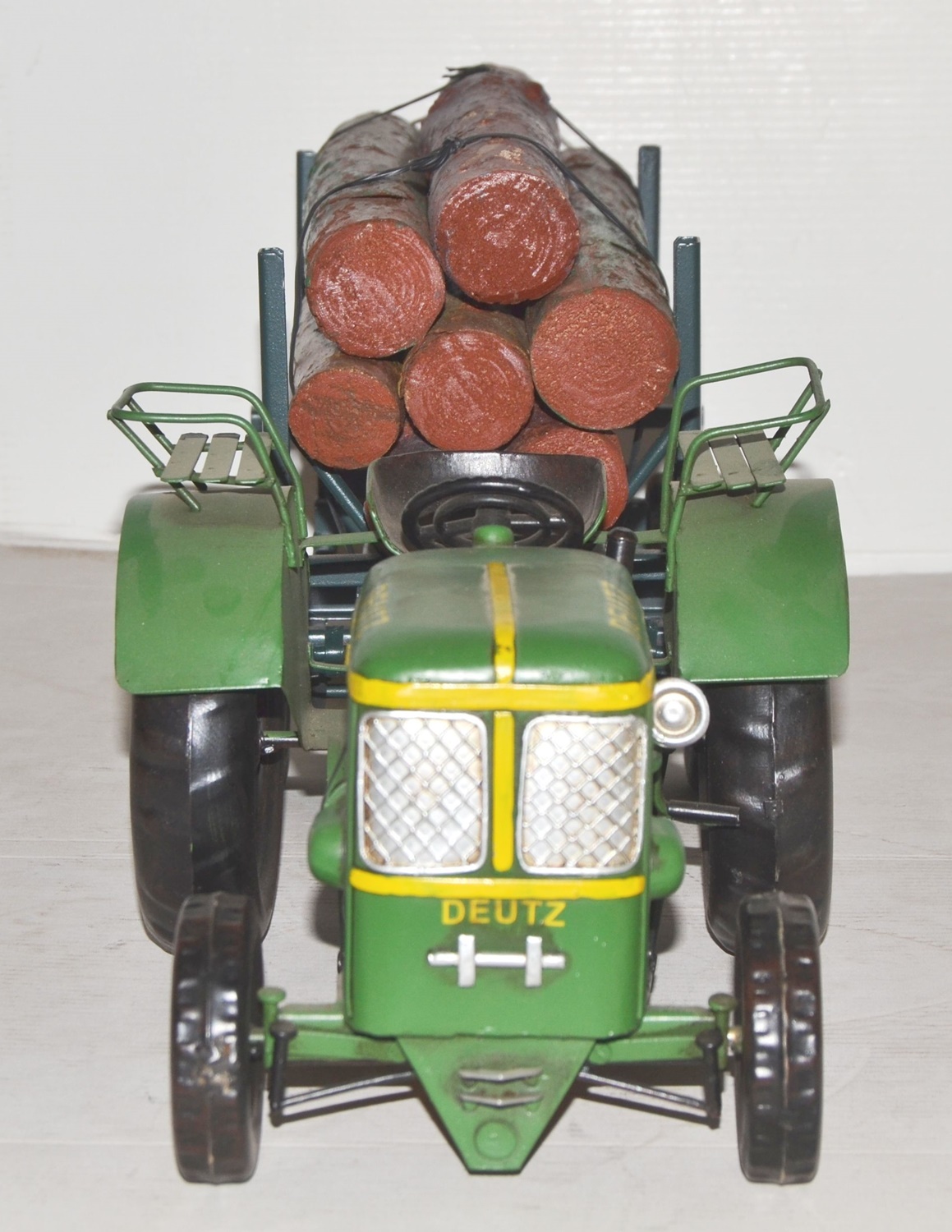 Traktor-Deutz-Oldtimer-Blechmodell-Trecker-Holzanhaenger-ni37679.37718.3