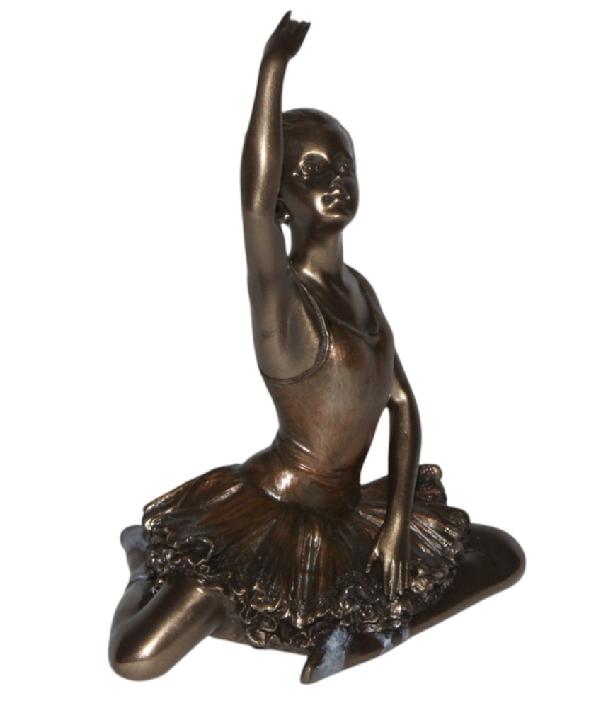 Deko Figur Body Talk Kollektion Ballerina sitzend Mädchen H 14 cm Skulptur Figur Ballett Tänzerin