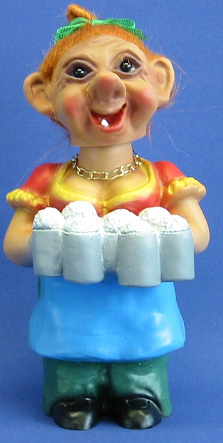 Souvenir Wackel Figur Zensi groß H 23 cm Wackelfigur Original mit Wackelkopf