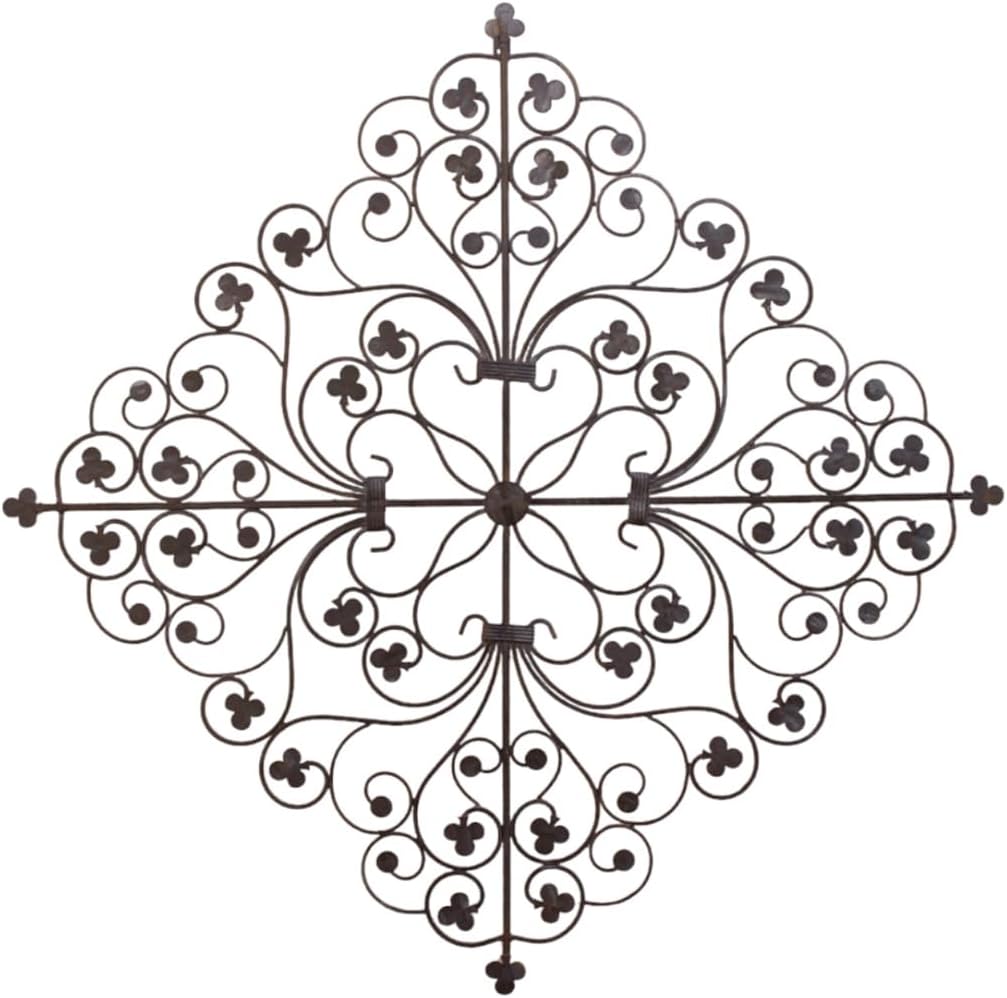 Wanddekoration aus Metall Ornament Länge 67 cm Wanddeko Wandbild Metallbild