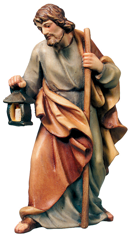 Krippe mit Krippenfiguren Raffaello Kollektion 14 Teilig Heiligenfigur Holzfigur Holzstatue