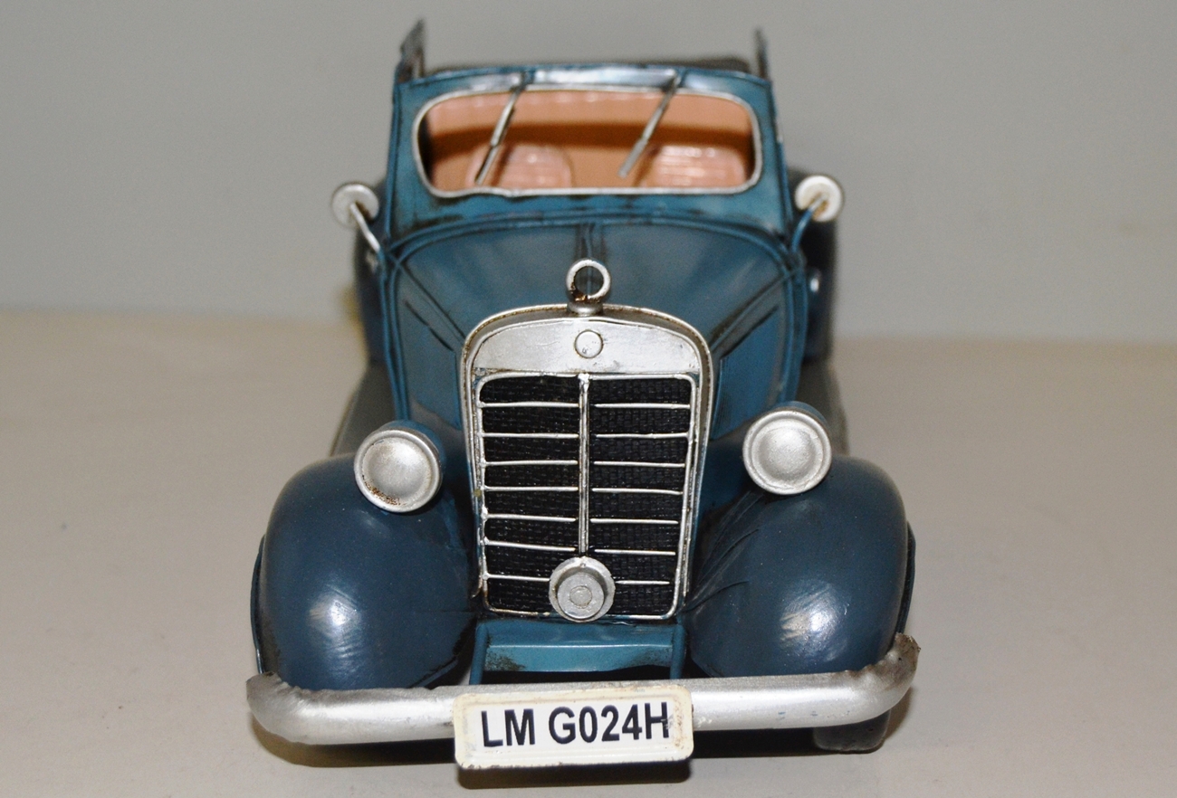 Blechauto Nostalgie Modellauto Oldtimer Mercedes-Benz 170 V Cabrio aus Blech L 34 cm